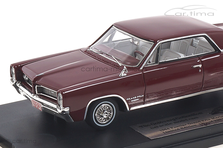 Pontiac Grand Prix Marimba Red 1964 Goldvarg 1:43 GC-015A Pontiac Grand Prix Marimba Red 1964 Goldvarg 1:43 GC-015A