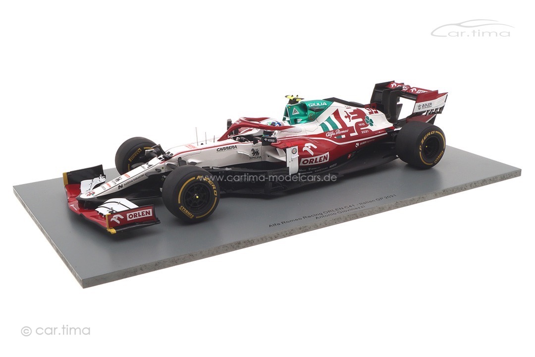 Alfa Romeo Racing Orlen C41 GP Italien 2021 Antonio Giovinazzi Spark 1:18 18S603