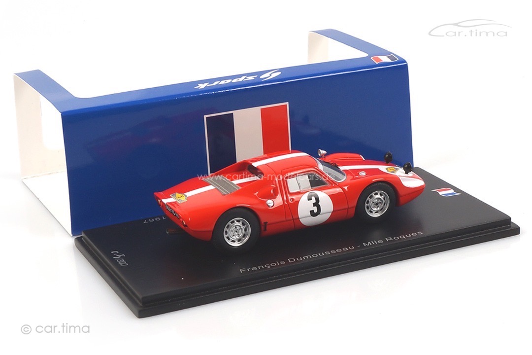 Porsche 904 GTS Rallye des Routes du Nord 1966 Dumousseau/Roques Spark 1:43 SF165 Porsche 904 GTS Rallye des Routes du Nord 1966 Dumousseau/Roques Spark 1:43 SF165