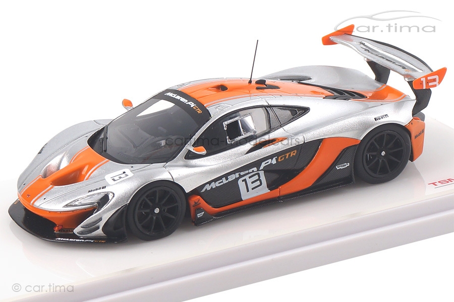 McLaren P1-GTR silber/orange TSM 1:43 TSM430124