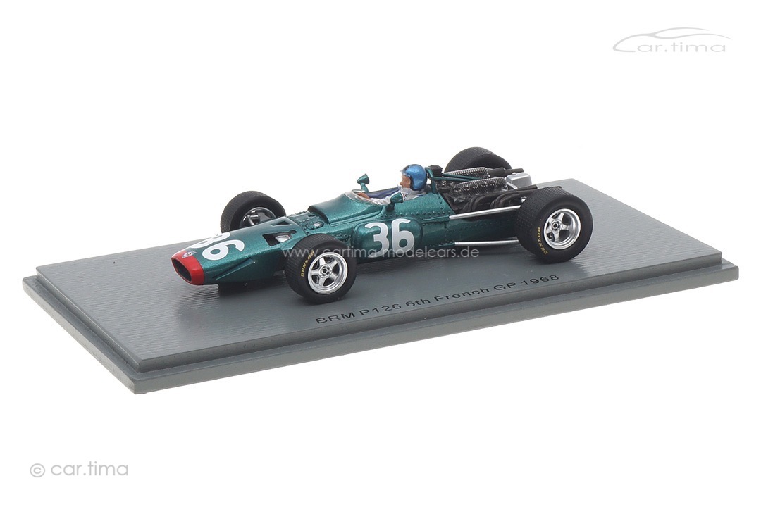 BRM P126 GP Frankreich 1968 Piers Courage Spark 1:43 S5701 BRM P126 GP Frankreich 1968 Piers Courage Spark 1:43 S5701