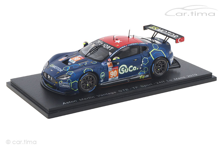 Aston Martin Vantage GTE 24h Le Mans 2019 Eastwood/Hankey/Yoluc Spark 1:43 S7948