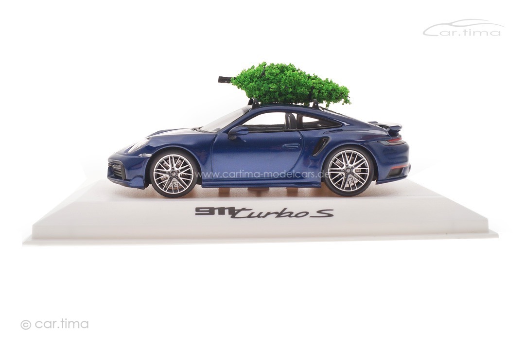 Porsche 911 (992) Turbo S Enzianblaumet. X-Mas 1:43 WAP0201640SXMAS Porsche 911 (992) Turbo S Enzianblaumet. X-Mas 1:43 WAP0201640SXMAS