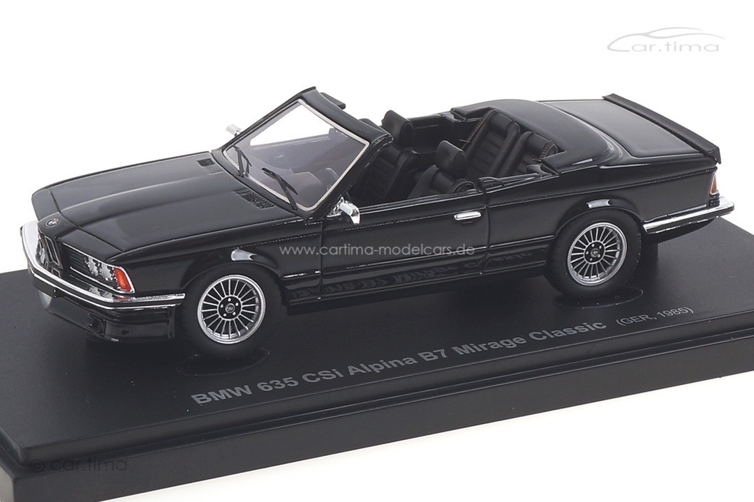 BMW 635 CSi Alpina B7 Mirage Classic black Avenue43 1:43 60058