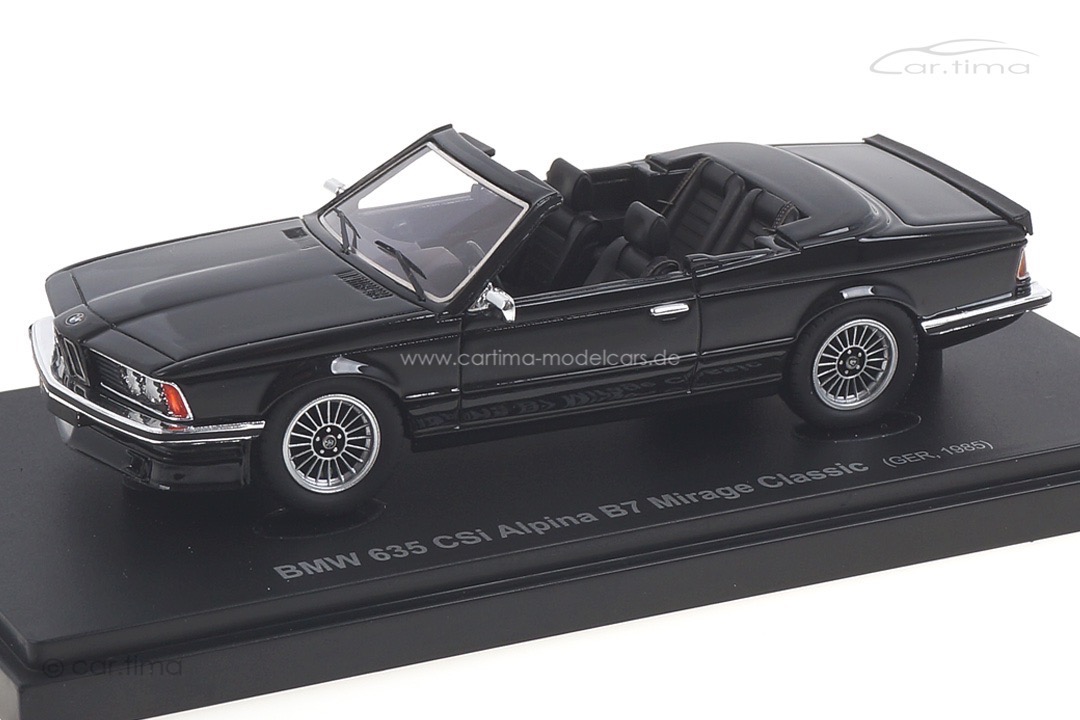 BMW 635 CSi Alpina B7 Mirage Classic schwarz Avenue43 1:43 60058 BMW 635 CSi Alpina B7 Mirage Classic schwarz Avenue43 1:43 60058