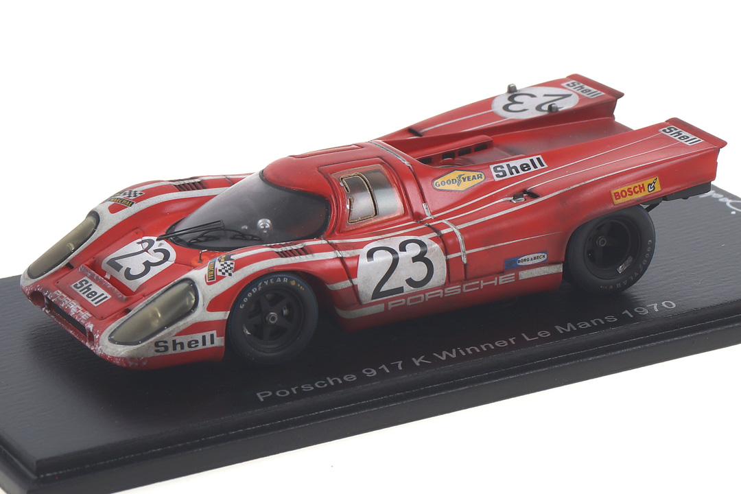 Porsche 917 Winner 24h Le Mans 1970 Attwood/Herrmann car.tima FINISH LINE 1:43 Porsche 917 Winner 24h Le Mans 1970 Attwood/Herrmann car.tima FINISH LINE 1:43