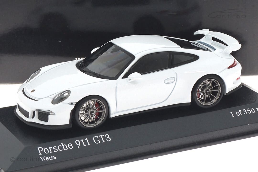 Porsche 911 (991) GT3 weiß Minichamps 1:43 410062026 Porsche 911 (991) GT3 weiß Minichamps 1:43 410062026