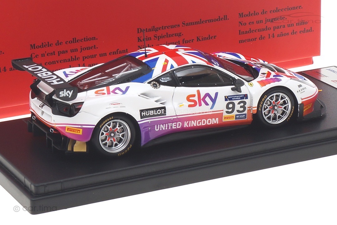 Ferrari 488 GT3 Vallelunga 2019 Froggatt/Haigh Looksmart 1:43 LSRC079 Ferrari 488 GT3 Vallelunga 2019 Froggatt/Haigh Looksmart 1:43 LSRC079