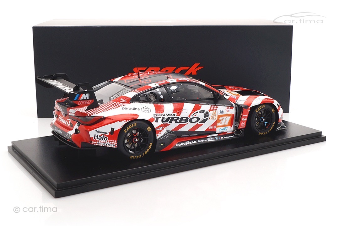 BMW M4 GT3 24h Le Mans 2024 Farfus/Leung/Gelael Spark 1:18 18S656