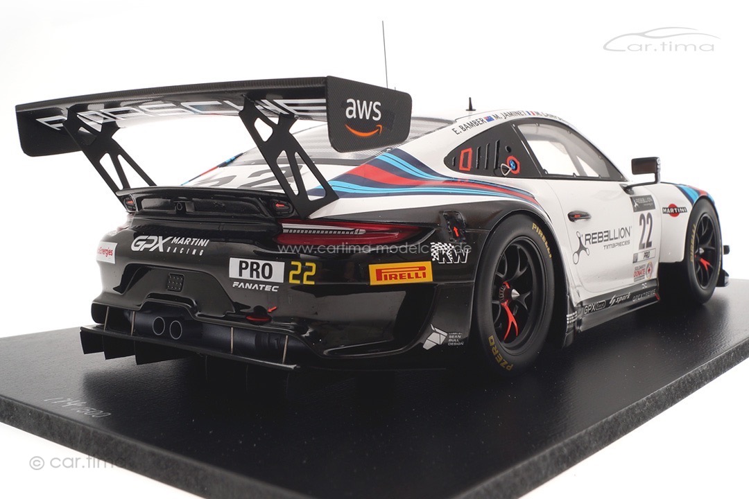 Porsche 911 GT3 R 24h Spa 2021 Campbell/Bamber/Jaminet Spark 1:18 18SB038
