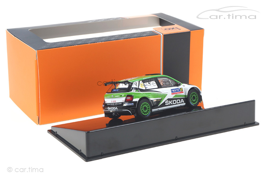 Skoda Fabia R5 Rallye Finnland 2018 Rovanperä/Halttunen IXO 1:43 RAM684 Skoda Fabia R5 Rallye Finnland 2018 Rovanperä/Halttunen IXO 1:43 RAM684