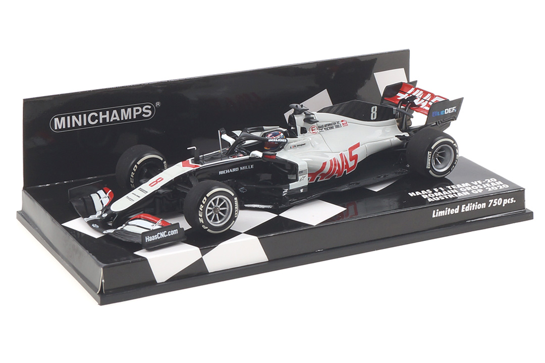 Haas F1 VF-20 Austrian GP 2020 Romain Grosjean Minichamps 1:43 417200108