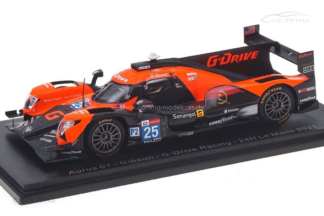 Aurus 01-Gibson 24h Le Mans 2021 Andrade/Falb/Merhi Spark 1:43 S8241