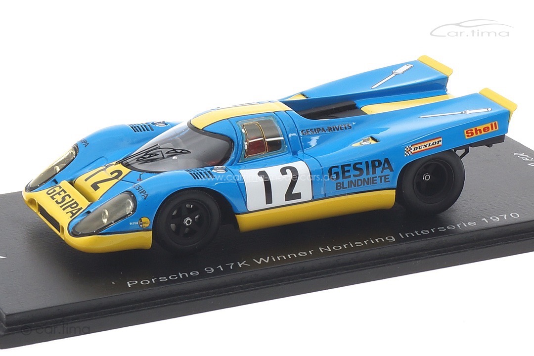 Porsche 917K Winner Norisring Interserie 1970 Jürgen Neuhaus Spark 1:43 SG670 Porsche 917K Winner Norisring Interserie 1970 Jürgen Neuhaus Spark 1:43 SG670