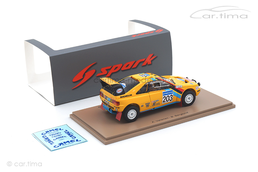 Peugeot 405 T16 Grand Raid Winner Paris Dakar 1990 Vatanen/Berglund Spark 1:43 S5624