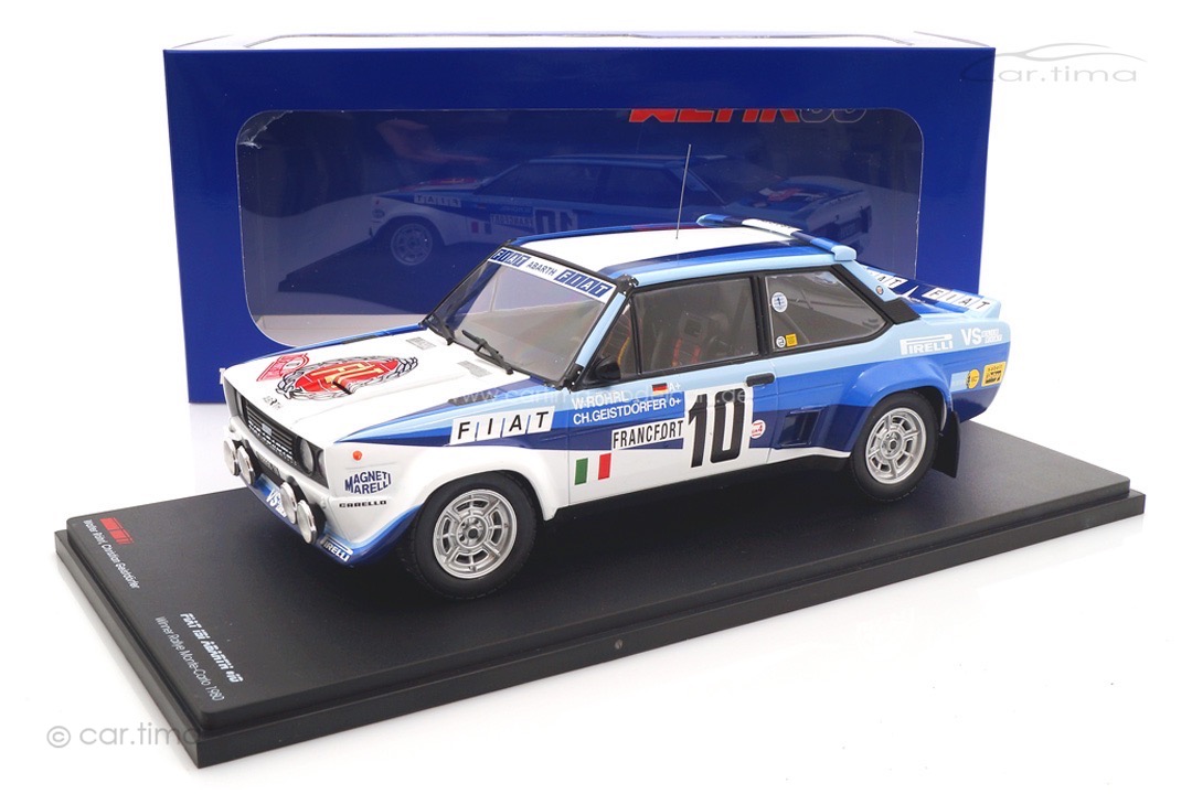 Fiat 131 Abarth Winner Rallye Monte Carlo 1980 Röhrl/Geistdörfer Werk83 1:18 W18006001
