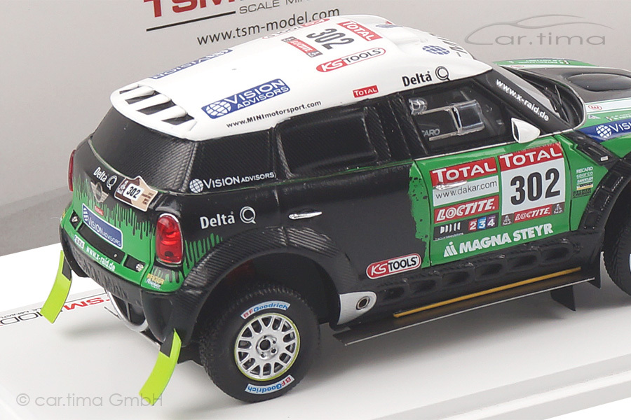 Mini Countryman All4 Racing Winner Rally Dakar 2012 Peterhansel/Cottret TSM 1:43 TSM144342 Mini Countryman All4 Racing Winner Rally Dakar 2012 Peterhansel/Cottret TSM 1:43 TSM144342