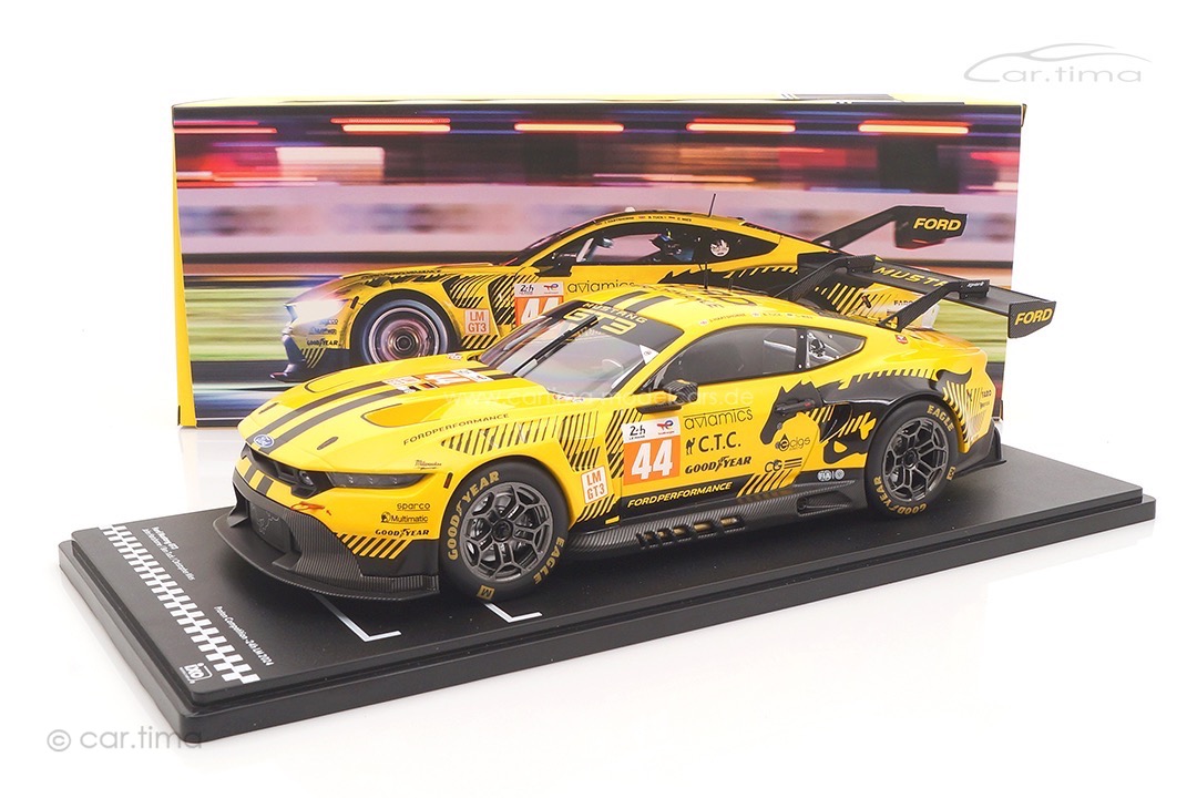 Ford Mustang GT3 24h Le Mans 2024 Hartshorne/Mies/Tuck IXO 1:18 LEGTMUS-LM24044