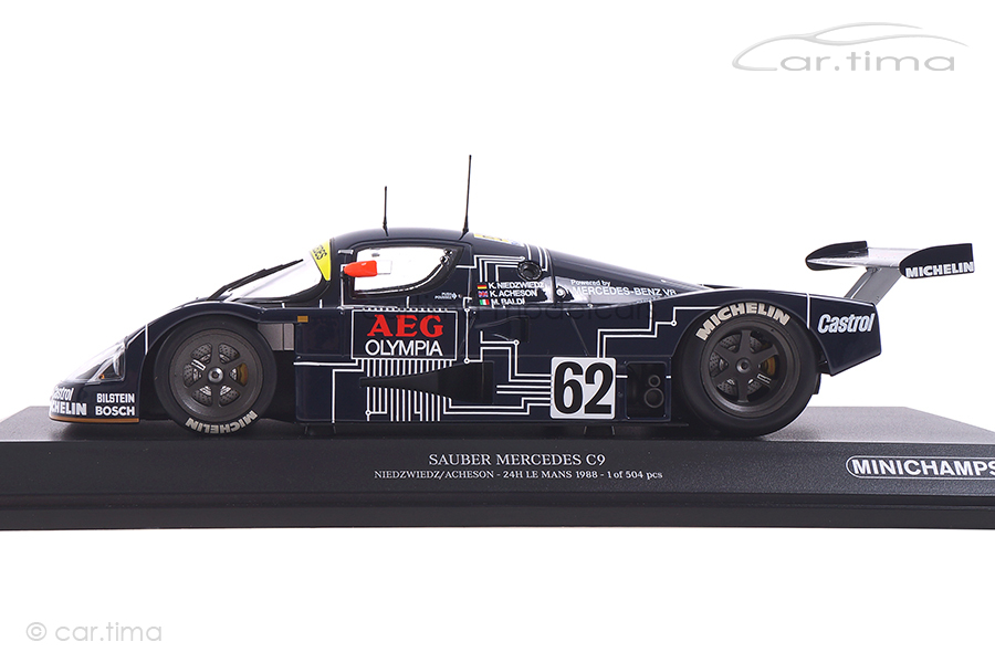 Sauber Mercedes C9 24h Le Mans 1988 Acheson/Baldi/Niedzwiedz Minichamps 1:18 155883562 Sauber Mercedes C9 24h Le Mans 1988 Acheson/Baldi/Niedzwiedz Minichamps 1:18 155883562