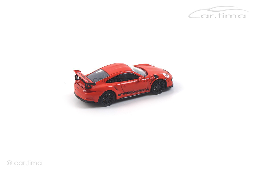Porsche 911 (991) GT3 RS Lavaorange/Dekorstreifen schwarz Minichamps 1:87 870063226