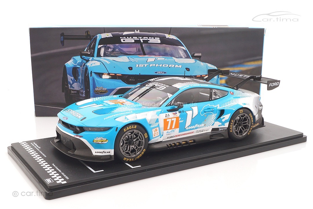 Ford Mustang GT3 24h Le Mans 2024 Barker/Hardwick/Robichon IXO 1:18 LEGTMUS-LM24077