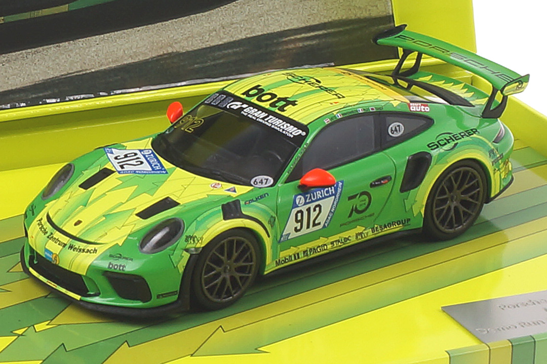 Porsche 911 (991 II) GT3 RS Manthey Racing Demo Run Goodwood 2018 Mark Webber Minichamps Porsche 911 (991 II) GT3 RS Manthey Racing Demo Run Goodwood 2018 Mark Webber Minichamps