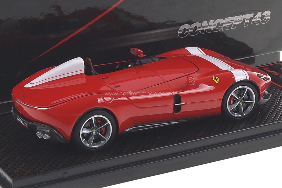 Ferrari Monza SP1 Rosso Corsa 322 BBR 1:43 BBRC220C Ferrari Monza SP1 Rosso Corsa 322 BBR 1:43 BBRC220C