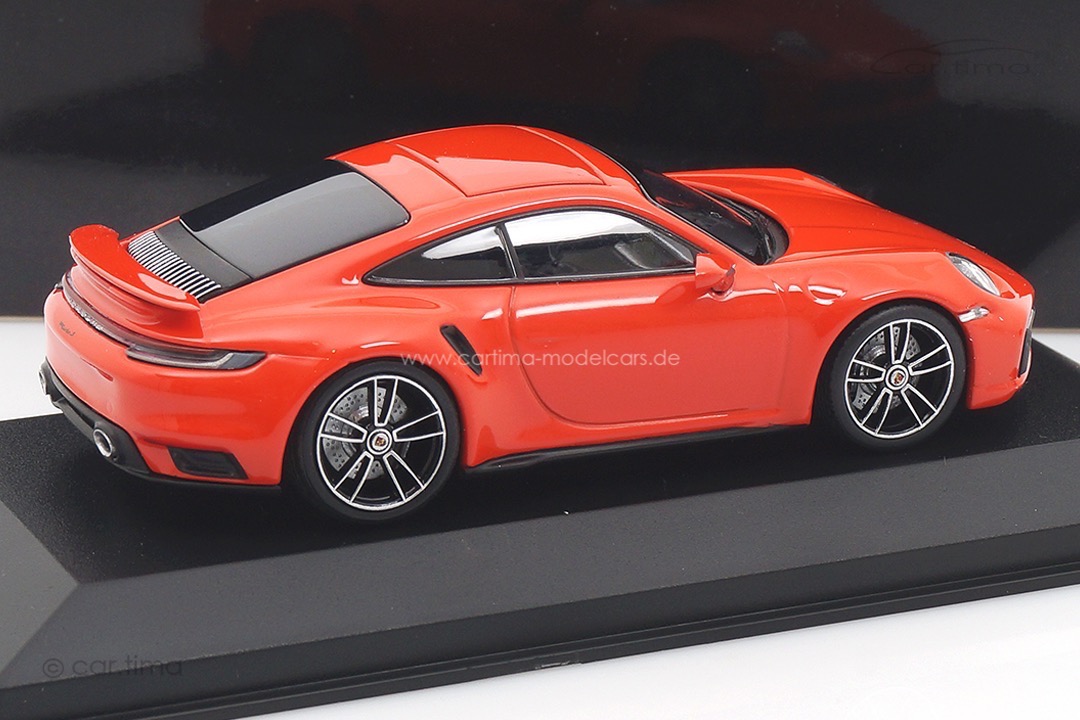 Porsche 911 (992) Turbo S Lavaorange Minichamps 1:43 410069476