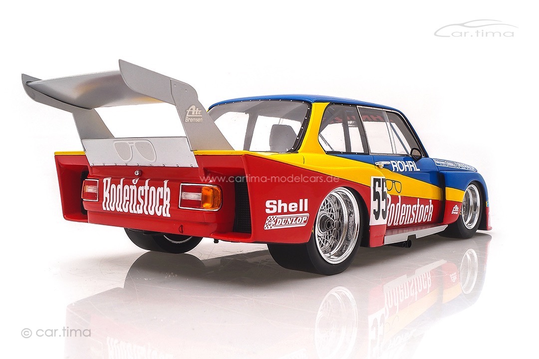 BMW 2002 Turbo Schnitzer DRM Norisring 1977 Originalsignatur Walter Röhrl Spark 1:18 CA-MAD-003-SIG