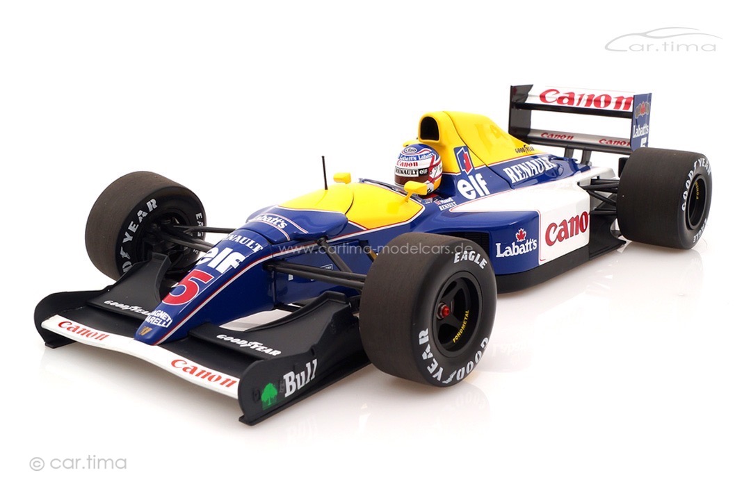 Williams Renault FW14B Nigel Mansell World Champion 1992 Minichamps 1:18 110920005 Williams Renault FW14B Nigel Mansell World Champion 1992 Minichamps 1:18 110920005