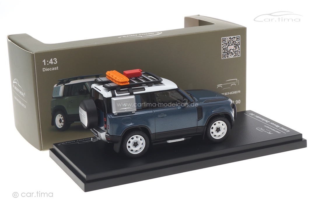 Land Rover Defender 90 2020 Tasman Blue Almost Real 1:43 410702 Land Rover Defender 90 2020 Tasman Blue Almost Real 1:43 410702