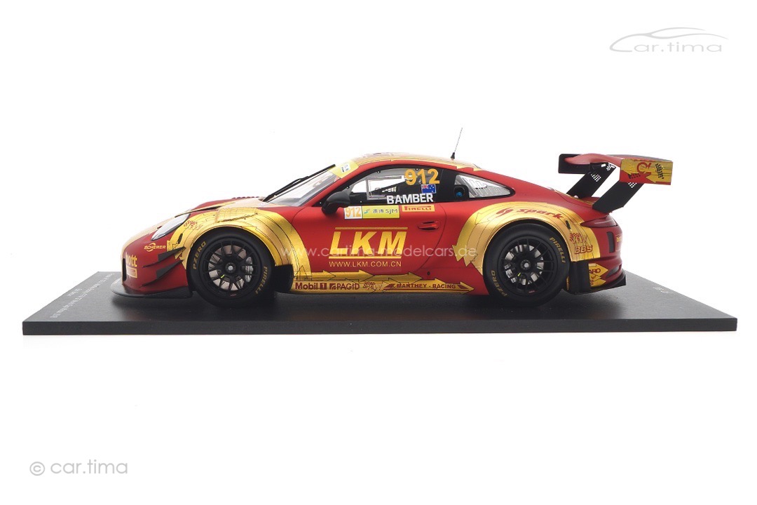 Porsche 911 GT3 R Macau 2018 Manthey Racing Earl Bamber Spark 1:18 18SA020 Porsche 911 GT3 R Macau 2018 Manthey Racing Earl Bamber Spark 1:18 18SA020