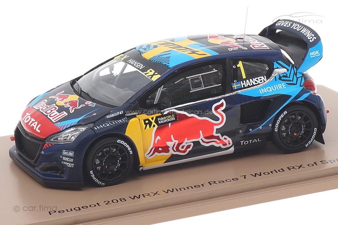 Peugeot 208 WRX Winner World RX Spanien 2020 Timmy Hansen Spark 1:43 S7880 Peugeot 208 WRX Winner World RX Spanien 2020 Timmy Hansen Spark 1:43 S7880
