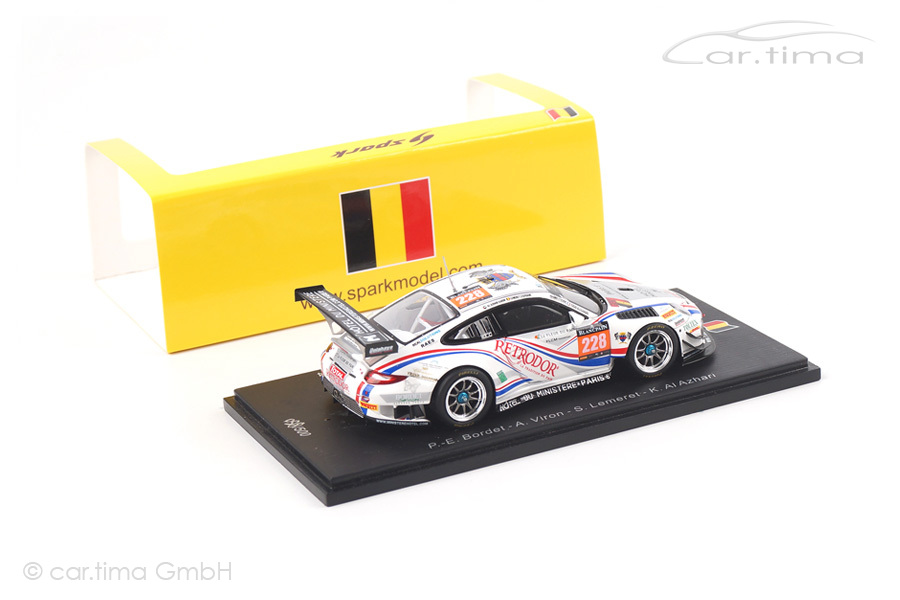 Porsche 911 (997 II) GT3 R 24h Spa 2014 Bordet/Lemeret/Al Azhari Spark 1:43 SB084 Porsche 911 (997 II) GT3 R 24h Spa 2014 Bordet/Lemeret/Al Azhari Spark 1:43 SB084