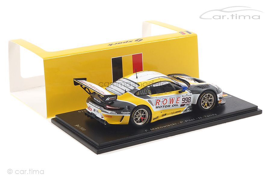 Porsche 911 GT3 R 24h Spa 2019 Makowiecki/Pilet/Tandy Spark 1:43 SB252 Porsche 911 GT3 R 24h Spa 2019 Makowiecki/Pilet/Tandy Spark 1:43 SB252