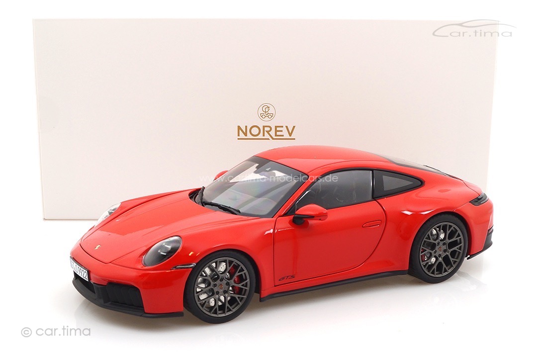 Porsche 911 (992.2) Carrera 4 GTS Indischrot Norev 1:18 187171