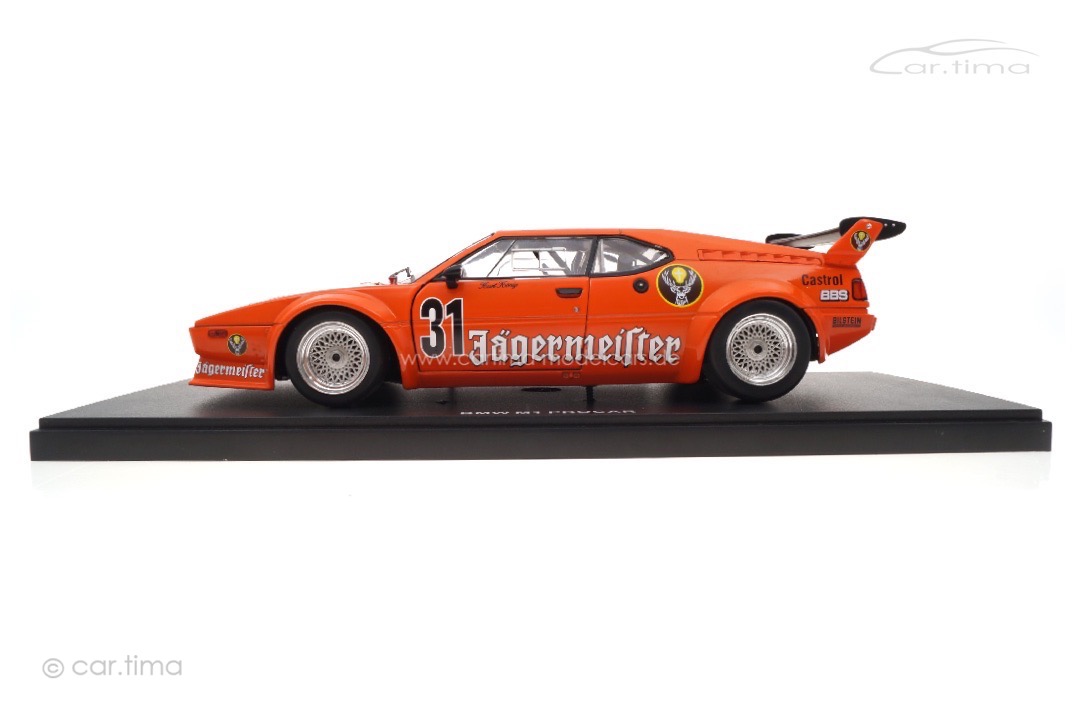 BMW M1 Procar Jägermeister DRT Nürburgring 1982 Kurt König Werk83 1:18 W1803002 BMW M1 Procar Jägermeister DRT Nürburgring 1982 Kurt König Werk83 1:18 W1803002