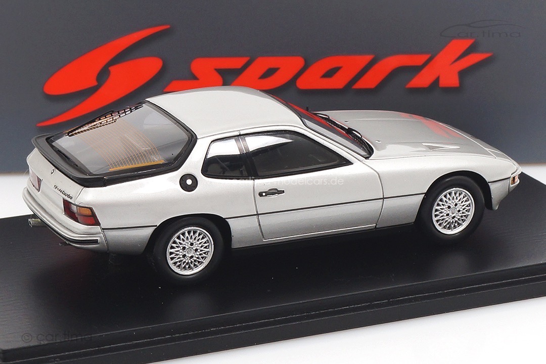 Porsche 924 Turbo silber Spark 1:43 S1375
