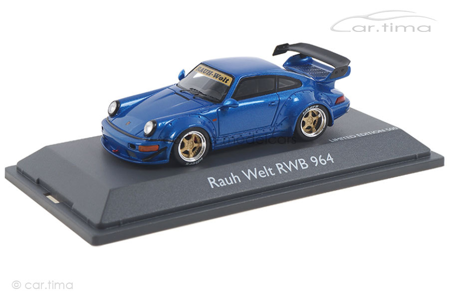 Rauh Welt RWB Porsche 911 (964) blau Schuco 1:43 450911400 Rauh Welt RWB Porsche 911 (964) blau Schuco 1:43 450911400