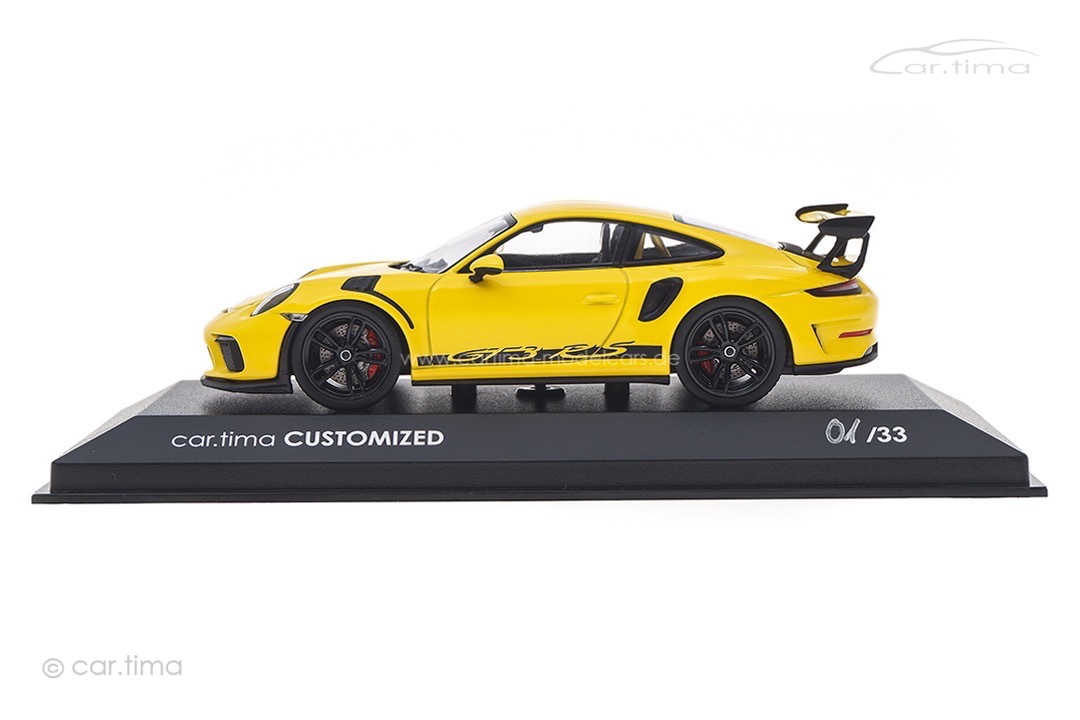 Porsche 911 GT3 RS "Bespoke" mit TECHART Formula IV Race Minichamps car.tima CUSTOMIZED 1:43 Porsche 911 GT3 RS "Bespoke" mit TECHART Formula IV Race Minichamps car.tima CUSTOMIZED 1:43