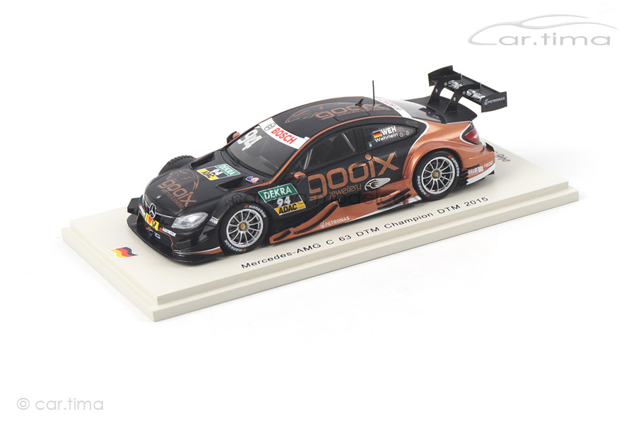 Mercedes-AMG C63 DTM Champion 2015 Pascal Wehrlein Spark 1:43 SG223 Mercedes-AMG C63 DTM Champion 2015 Pascal Wehrlein Spark 1:43 SG223