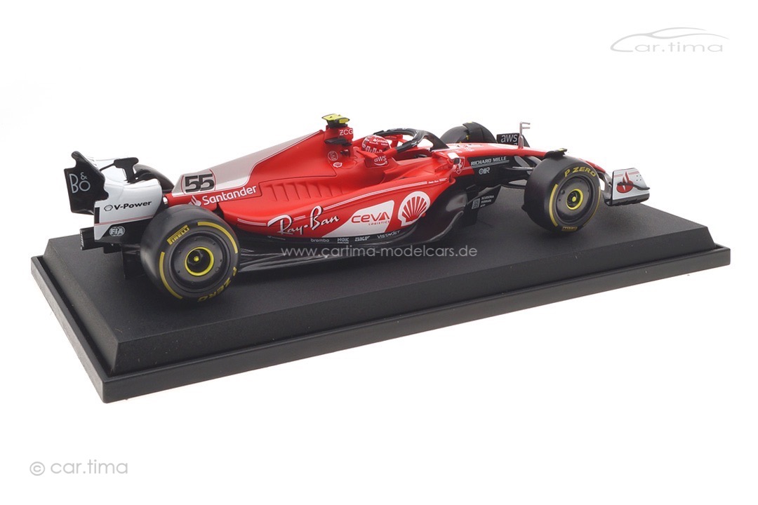 Ferrari F1 SF-23 GP Las Vegas 2023 Carlos Sainz Bburago 1:18 18-16812-S
