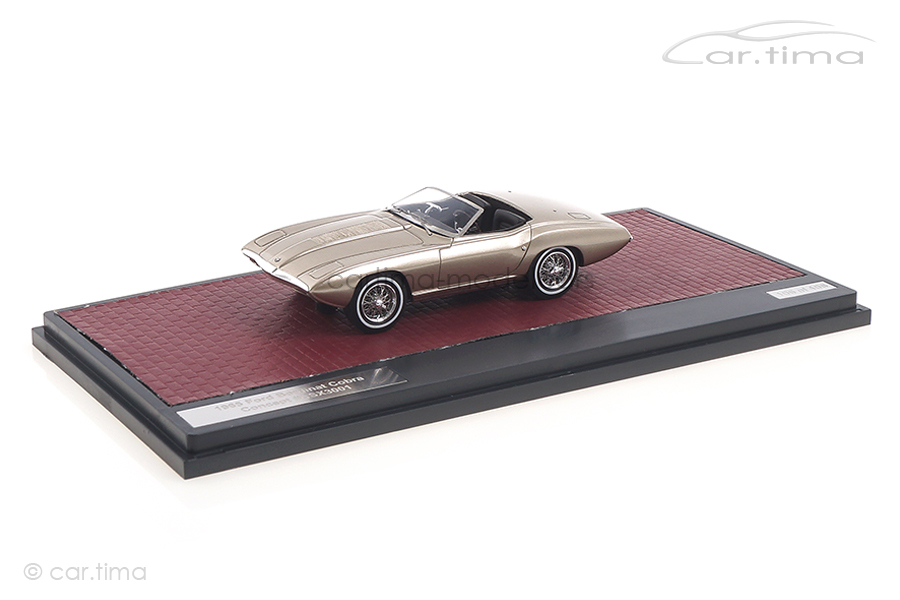 Ford XP Bordinat Cobra Concept 1965 silber Matrix 1:43 MX50603-041 Ford XP Bordinat Cobra Concept 1965 silber Matrix 1:43 MX50603-041