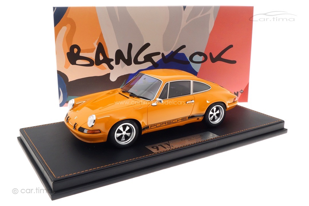Porsche 911 ST Bahamagelb Curvistan Bangkok car.tima 1:18 CAR01825011