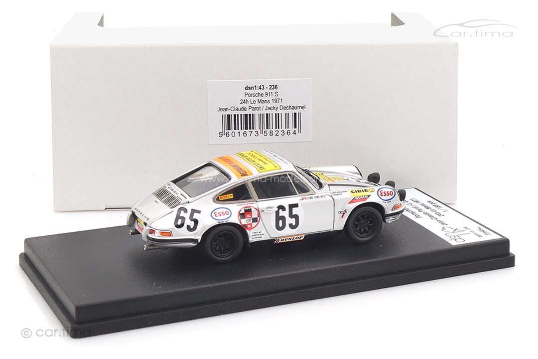 Porsche 911 S 24h Le Mans 1970 Parot/Dechaumel Troféu 1:43 DSN143-168