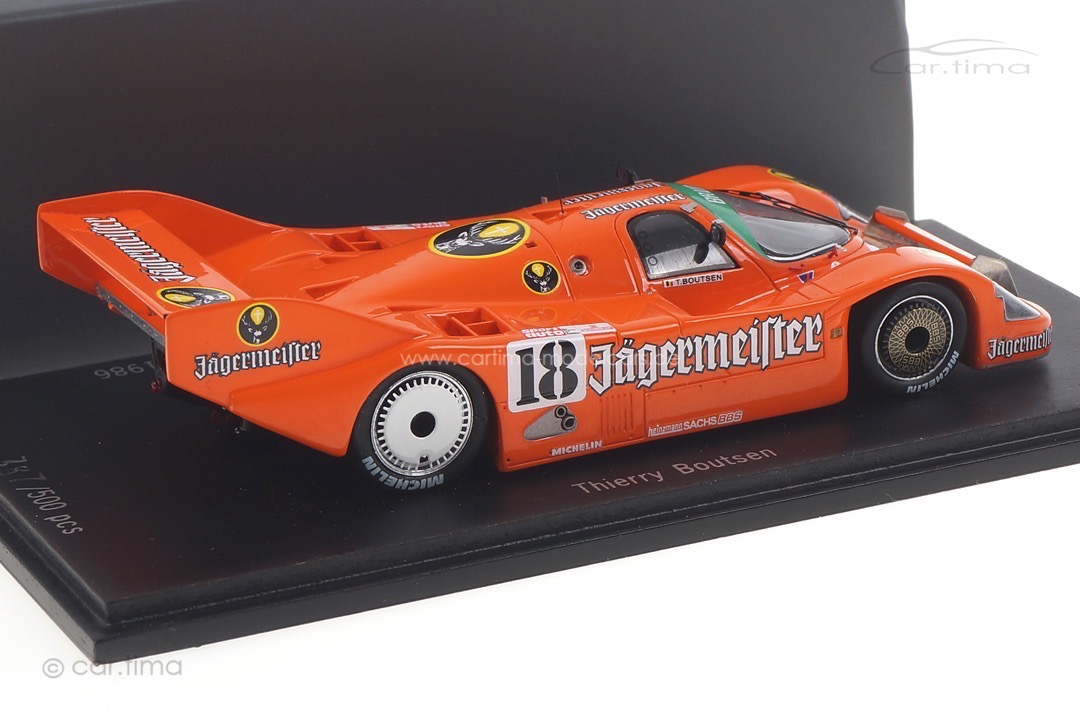 Porsche 956 100 Meilen Norisring 1986 Thierry Boutsen Spark 1:43 CAP04300111 Porsche 956 100 Meilen Norisring 1986 Thierry Boutsen Spark 1:43 CAP04300111