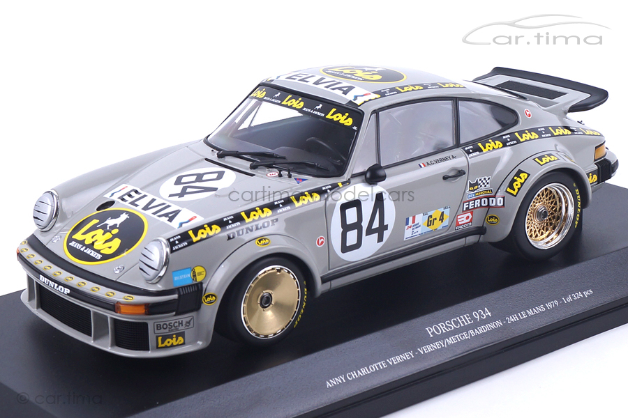 Porsche 934 Winner 24h Le Mans 1979 Charlotte Verney/Metge Minichamps 1:18 155796484 Porsche 934 Winner 24h Le Mans 1979 Charlotte Verney/Metge Minichamps 1:18 155796484
