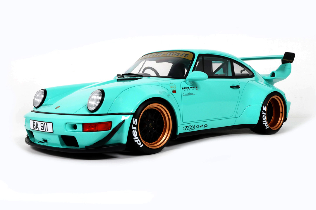 RWB Tiffany auf Basis Porsche 911 (964) Mintgrün GT Spirit 1:12 GT951