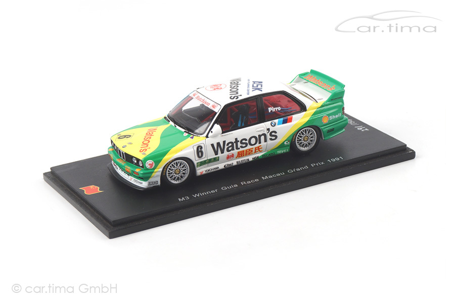 BMW M3 Winner Macau GP 1991 Emanuele Pirro Spark 1:43 SA051