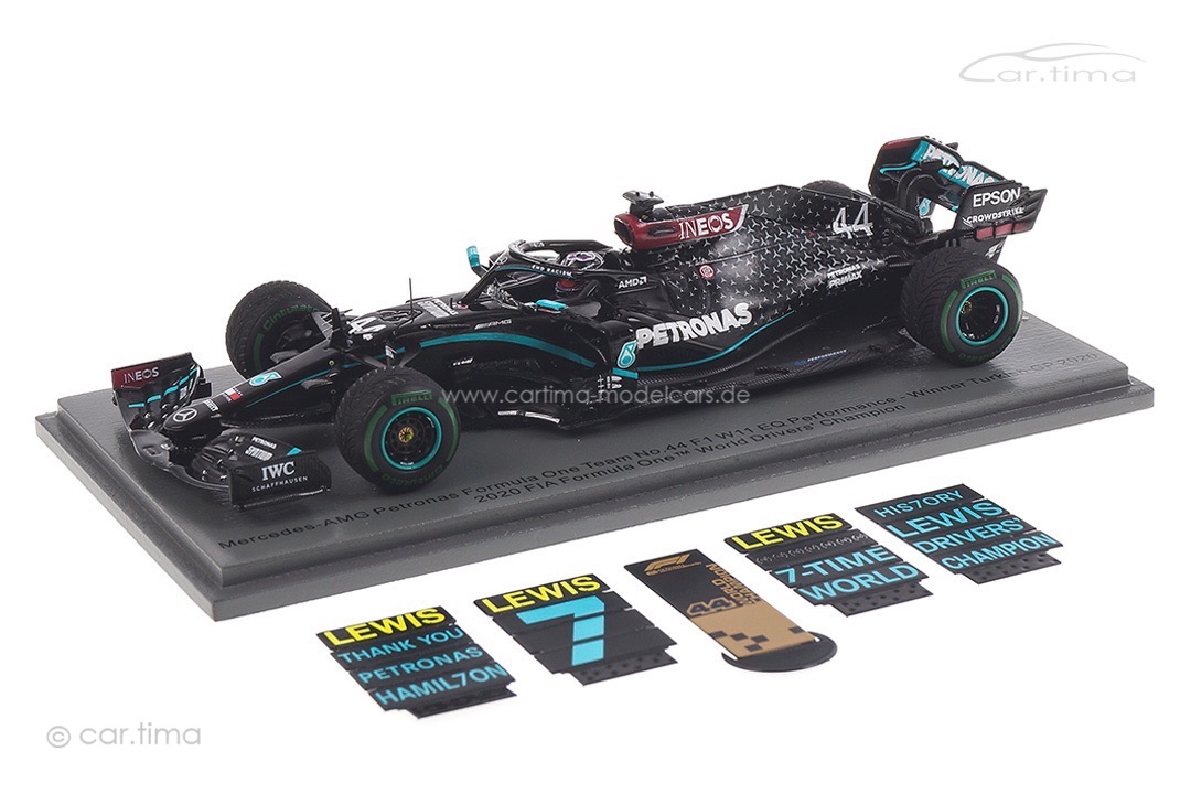 Mercedes-AMG F1 W11 Winner GP Türkei World Champion 2020 Lewis Hamilton Spark 1:43 S6488 Mercedes-AMG F1 W11 Winner GP Türkei World Champion 2020 Lewis Hamilton Spark 1:43 S6488